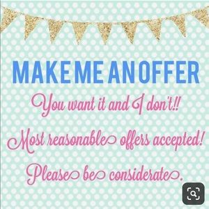 Excepting all reasonable offers.